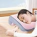 FytStycale Desk Sleeping Napping Pillow Office Chair Neck Support for Adult Compact Removable Cover Washable Breathable Face Down Pillow, Pink