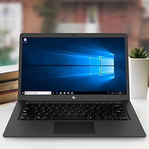 Ematic 14.1" Laptop Pc With Intel Atom Quad-Core Processor, 4Gb Memory, 32Gb Flash Storage And Windows 10, Black (Ewt147), 14-14.99 Inches #TOP3