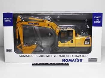 Amazon.co.jp: △超希少！ミニチュア 1/43 コマツ KOMATSU 油圧