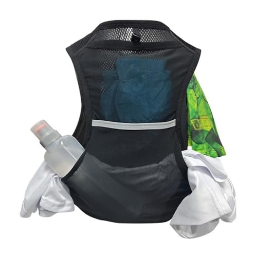 Mochila de hidratación para correr chaleco reflectante ajustable para ciclismo 5