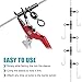 Fishing Cross Line 3 Way Swivel, 60pcs T-Shape Sleeve Swivels for Deep Drop Rigs Heavy Duty Crossline Crane Swivel Connecter Saltwater Fishing Tackle