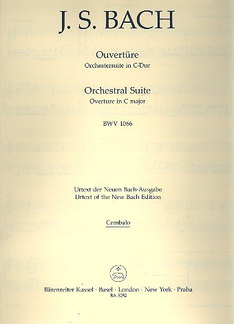 Bach, Johann S.. Ouvertüre C Dur BWV 1066/ Cembalo