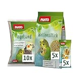 PANTO Wellensittich-Komplettset - Wellensittich-Futter mit Pluramin...