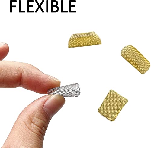 200pcs Pipe Screens, 3/4 Inch Pipe Filters, 100pcs Premium Stainless Steel Pipe Screens and 100pcs Brass Filters - Thumbnail 3
