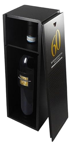 Sessantanni Primitivo di Manduria DOC 2019 Doppel-Magnum in Original-Holzkiste von Feudi di San Marzano (1x3,0l), trockener Rotwein aus Apulien