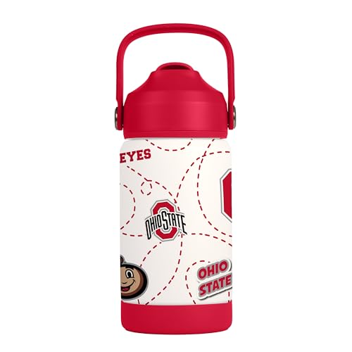 Image of Logo Brands NCAA Mascot Stainless-Steel Kids Bottle -Soft Silicone Mouthpiece, Easy To Carry, Kid-Friendly Design- Great For School & On-The-Go