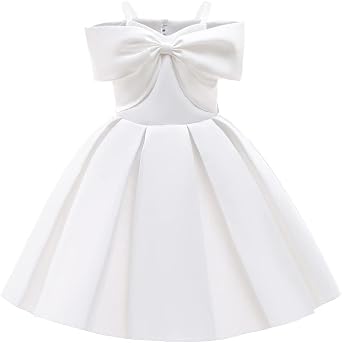 Cichic Elegant Girls Dress Special Occasion Satin Gowns for 2-10Years Kid