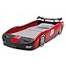 Delta Children Turbo Race Car Twin Bed, Red