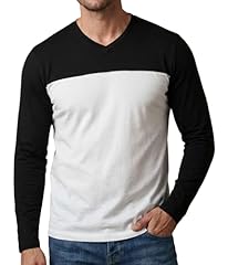 Mens 2 Tone Long Sleeves - White