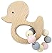Produktbild mitienda mit Liebe gemacht Greifrassel Ente aus Holz, Greifling blau,Für Kinder, Holzspielzeug, Geschenke für Babys, Geschenke zur Geburt, Babyspielzeug, Kinderwelt