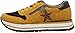 Rieker Damen N3521 Sneaker, Honig/schwarz/Leo-nuss/schwarz 68, 40 EU