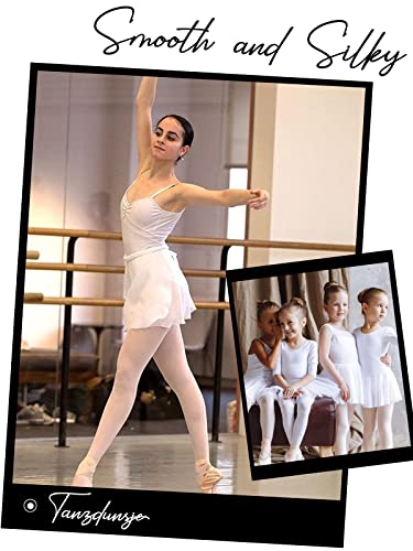 Foto von Ballett Wickelrock Chiffon Tanz Wickelrock Verstellbarer Ballettrock Ballett Tanz Dancewear für Mädchen und Damen
