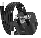 For Nokia G22/G42/XR21/G11/G21/G50/XR20/X20 Charger, Nokia G22/G42/XR21/G11/G21/G50/XR20/X20 Plug, 20W USB C Charger Plug With Type C Cable Fast PD Adapter Mains UK Charger Plug (Black)