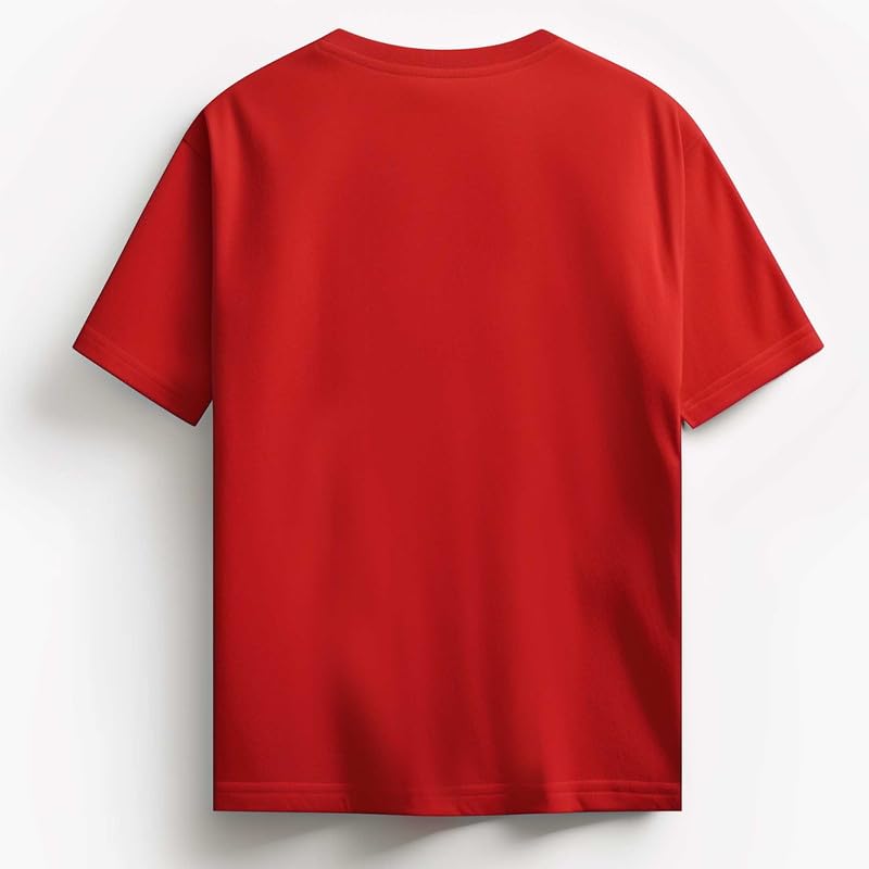 Image of Toodlegram Men Plus Size Cotton Printed T-Shirt Regular Fit