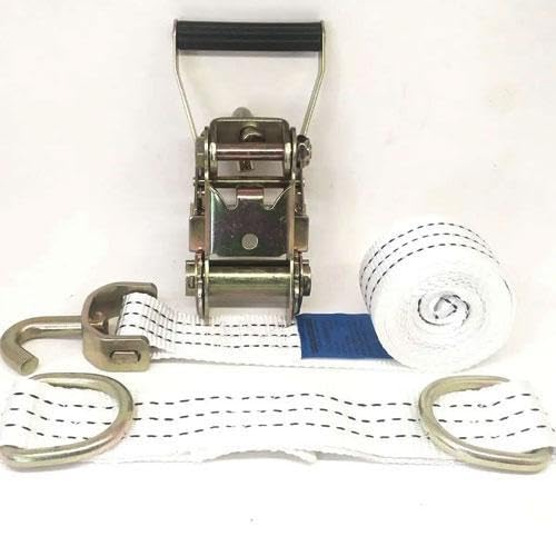 10 Kits Guincho Completo Cinta Catraca Com Argolas + Ganchos J Giratórios 3 Ton 3 Metros