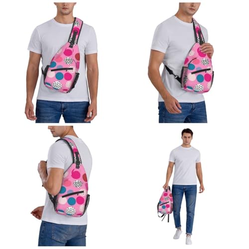 Mochila Sling Deportiva para Hombre con Diseño de Puntos miniatura 7