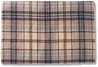 scarf Korean Autumn and Winter Atmosphere, Warm, Soft, Niche Retro Cashmere Plaid Scarf, Long Section Shawl Men (Color : A, Size : 200 * 40cm)
