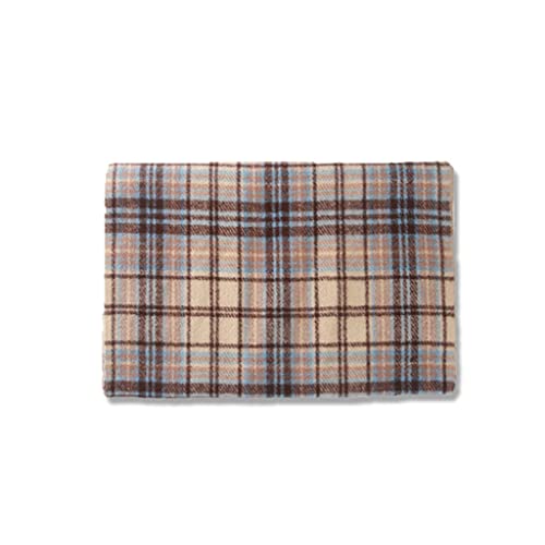 Scarf Korean Autumn And Winter Atmosphere, Warm, Soft, Niche Retro Cashmere Plaid Scarf, Long Section Shawl Men (Color : A, Size : 200 * 40Cm) #TOP2