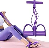 21 Fitness Resistance Bands,6 Tube Pedal Ankle Puller, Multifunction Tension Rope, Natural Latex Fitness Bands for Strength Training, Tummy, Waist, Arm, Leg Slimming, Home Gym Exercise Equipment