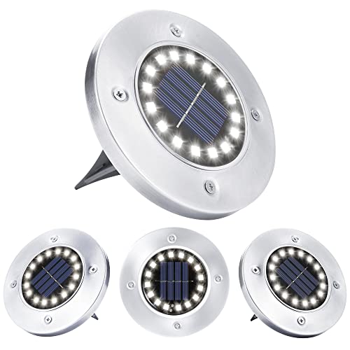 INTELAP Faretto Led da Esterno Solare, 2 Pezzi 6000Ah Faretti Solari INTELAP Faretto Led da Esterno Solare, 2 Pezzi 6000Ah Faretti Solari