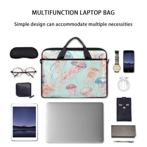 Bolsa para portátil mediana con estampado de medusas miniatura 7