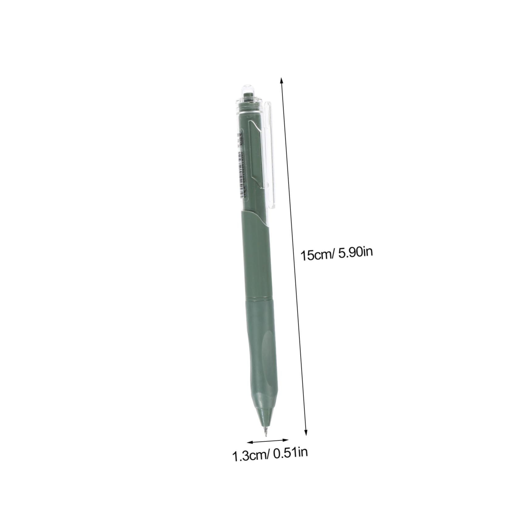 VILLCASE 5 Series Pluma De Gel Bolígrafos De Tinta De Gel De Bien Liso Bolígrafos Negros Bolígrafos De Tinta Para Escribir Pluma De Examen Verde El Plastico 5 Piezas X 5