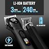 Novah Professional Hair Clippers for Men, Professional Barber Clippers and Trimmer Set, Mens Cordless Clipper, Fade Haircut Kit, Electric Hair Cut Machines
