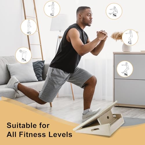 Prodcyc Prancha Inclinada Profissional, Prancha Inclinada Ajustável de 5 Posições E Maca de Panturri
