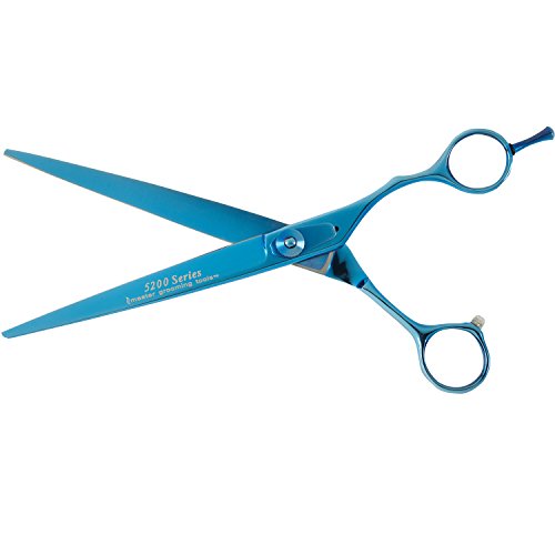 Master Grooming Tools 5200 Blue Titanium Shears — High-Performance Shears For Grooming Dogs, 3-Piece Value Kits #TOP1