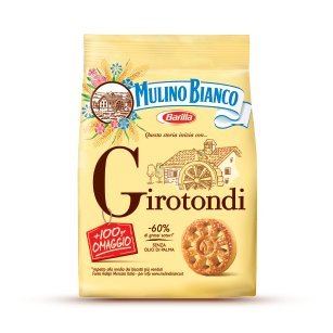 Mulino Bianco: "Girotondi" Shortbread With Grains Of Sugar Cane - 12.3 Oz (350G) Pack Of 2 [ Italian Import ] #TOP1