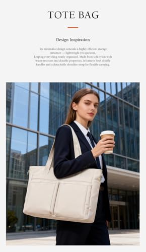 Bolso Tote para Mujer, Ligero y Acolchado miniatura 3