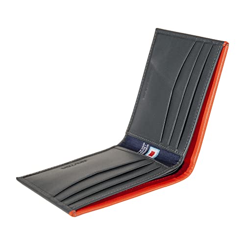 Image of Nautica Men's Bifold Leather Wallet | RFID Blocking | ID Window | Card Slots | Organization | Durable | Stylish