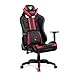 Diablo X-Ray Gaming Stuhl Bürostuhl Gamer Chair Schreibtischstuhl 4D Armlehnen Ergonomisches Design Kunstleder Perforation Wippfunktion Schwarz-Rot King (XL)
