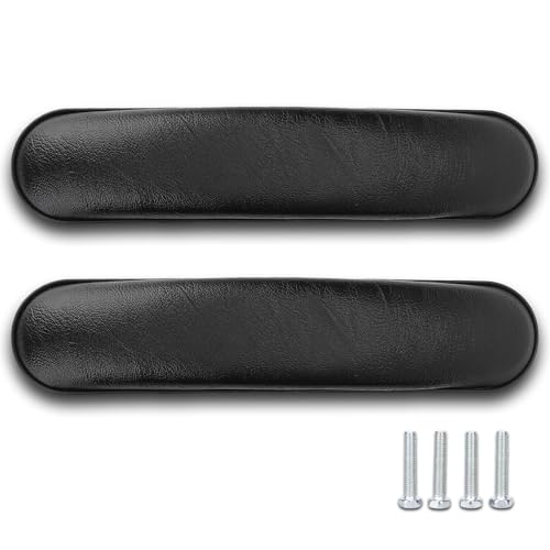 Funda para Reposabrazos De Silla De Ruedas, 2 Uds 26x5,5cm Funda Acolchada Universal Reposabrazos De Cuero PU Almohadillas Acolchadas cómodas reposabrazos de sillas de Ruedas para Niños Adultos