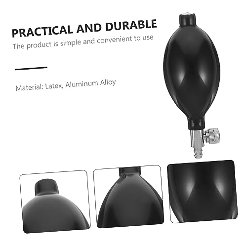 Garneck 2stücke Manuelle Inflationsbirnen Für Blutdruckmessgerät Latexball Mit Luftventilen Zubehör Für Medizinische Anwendungen Und Heimgebrauch