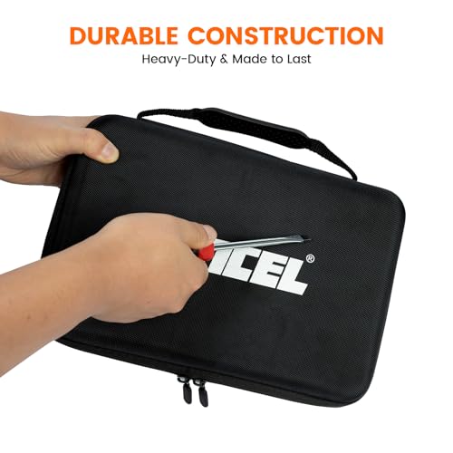 Image of ANCEL EVA Hard Protective Case for V5 HD PRO Heavy Truck Scanner, Diesel Diagnostic Tool Storage Case Bag, Waterproof Shockproof Storage Bag with Durable Zipper, Travel Ready