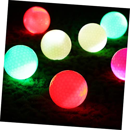 Balles lumineuses LED de golf pour entraînement nocturne et pratique du swing pour adulte