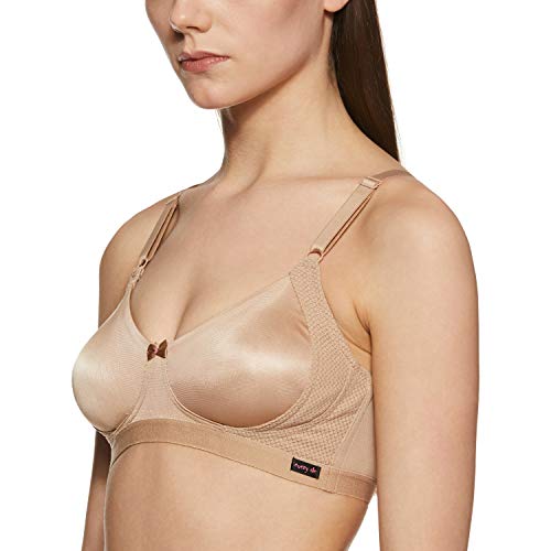 Image of Amante Every de Red Solid Non-Wired Non Padded Everyday Bra