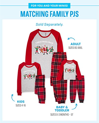Image of The Children's Place baby-girls Family Matching Christmas Holiday Pajamas Sets, Snug Fit 100% Cotton, Adult, Big Kid, Toddler, Baby Pajama Set (pack of 1)