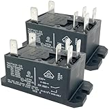 2-Pack T92P7A22-120 Relay – 120VAC 30A 6-Pin DPST-NO Industrial Relay – Bulk Replacement for Motor Controls & HVAC Systems