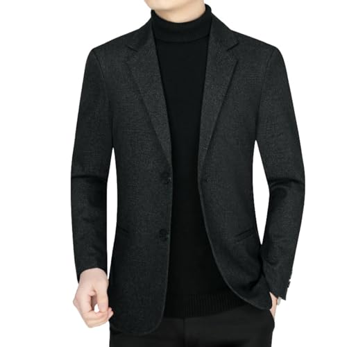 Blazer classique pour homme coupe ajustée veste chic de printemps