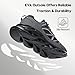 GSLMOLN Men's Walking Running Shoes Lightweight Non-Slip Fashion Casual Sneakers Athletic Breathable Mesh Tennis Sneakers Jogging Cross Training Black/White