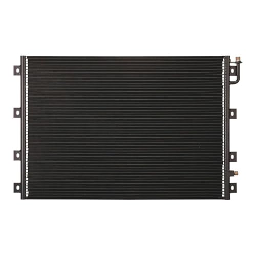 Nakkaa K122125 A/C Condenser Compatible With Base Straight Truck T600 T800 W900 Silvery K122-125 (Black)