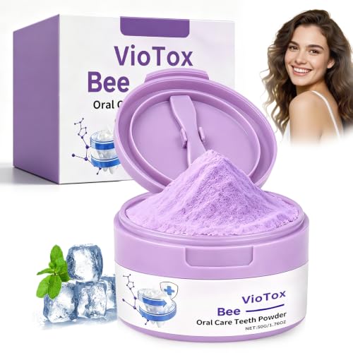 50g Polvo Blanqueador Dental, Polvo Dental Morado