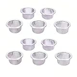 10 Pack Crystal Pipe Filter Caps - 16mm Reusable 304 Stainless Steel Mesh Screen Covers | Airflow Optimized Accessories for Pipe Maintenance & Protection