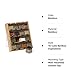 Kamenstein Jar Bamboo 3-in-1 Spice Organizer for Countertop, Wall, and Drawer with Spices Included, FREE Spice Refills for 5 Years, Lift & Pour Caps , 16 Count ( Pack of 1)