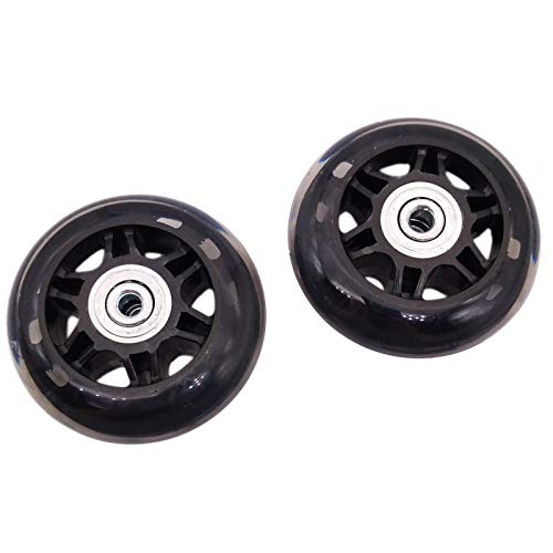 2Set OD 70mm Luggage Suitcase Replacement Wheels Axles Repair Wrench2