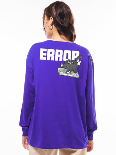 Image of Bewakoof Women's Graphic Print Oversized Fit T-Shirt