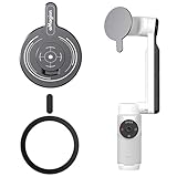 Magnetischer Handyhalterungsadapter, kompatibel mit Insta360 Flow, Starke Magnetplatte mit Metallring, kompatibel mit Mobiltelefon Smartphones