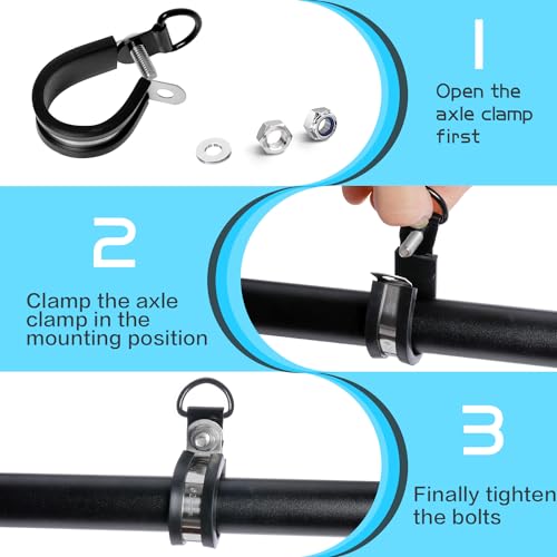 [Non-Slip] Weed Eater Trimmer Shaft Clamp, Innovation Shaft Boom Clamp, Fit 26mm, 28mm Poles, Trimmer Tubes, Bars and Shafts, For Use with Weed Eater Strap/Shoulder Strap - Thumbnail 5